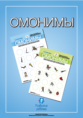 Изучаем омонимы (русский язык) 