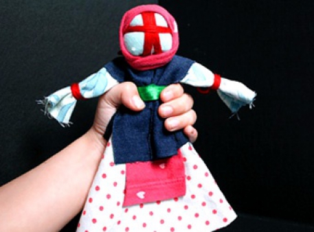 Кукла-мотанка - оберег для семьи своими руками 