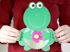 Recycled Art: создаем лягушку из вторичного сырья