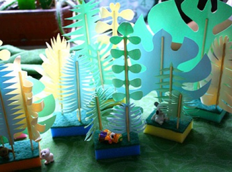 Джунгли своими руками - детские игровые декорации