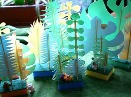 Джунгли своими руками - детские игровые декорации