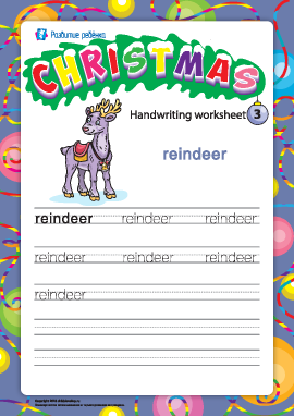 Рождественский словарик: reindeer