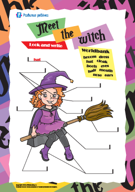 Описываем ведьмочку (на английском языке)  