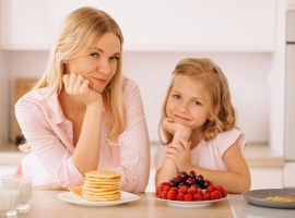 Завтрак с семьей формирует здоровые привычки 