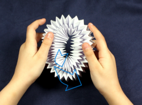Как сделать волшебное движимое оригами 